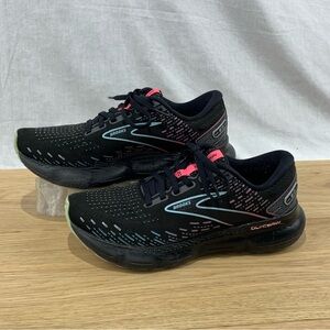 Brooks Glycerin 20 Road Running Shoes Black Blue Pink Women’s Size 7 B